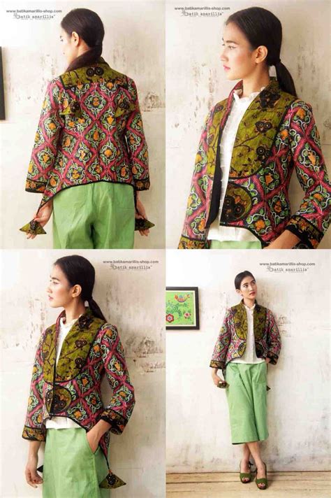 Batik Amarillis Made In Indonesia Proudly Presents Batik Amarilliss Arcana Jacket 3 Jaket