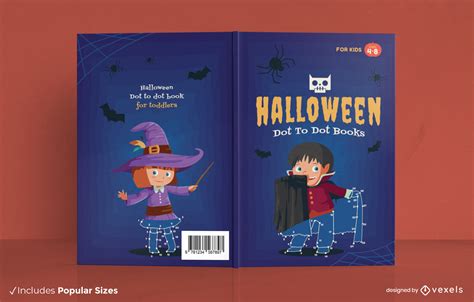 Children Halloween Costume Book Cover Design Vector Download