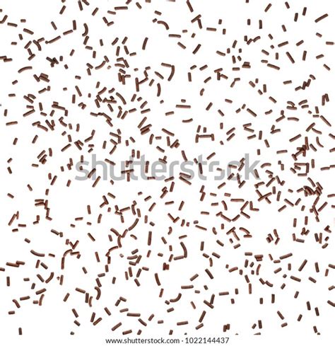 Chocolate Sprinkles Isolated On White Background Stock Photo Edit Now