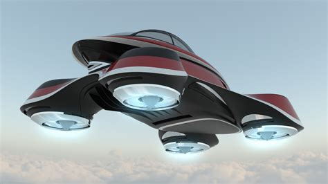 Lazzarini Design Creates A Retro Hover Car Concept Automobile Magazine