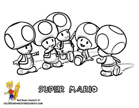 Easy drawing of a toad. Daring Mario Coloring Pages | Yoshi | Free | Wario | Mario ...