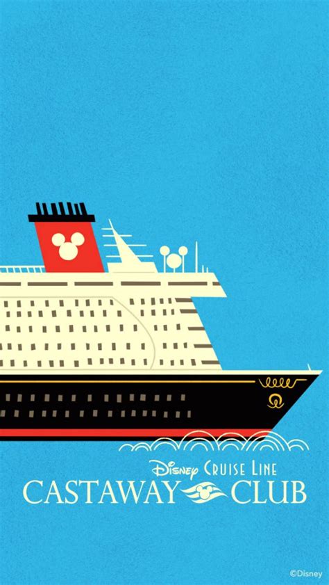 Disney Cruise Line Castaway Club Digital Wallpaper