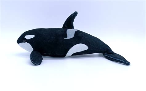 Kiska The Orca Plushie Killer Whale Plush Etsy