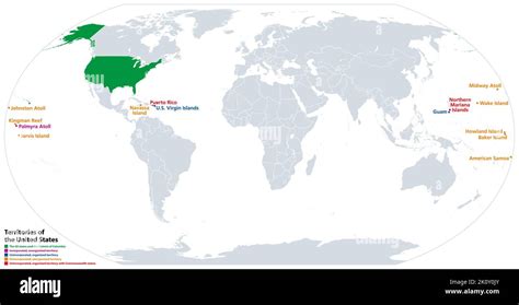 Territories Of The United States Political Map Subnational