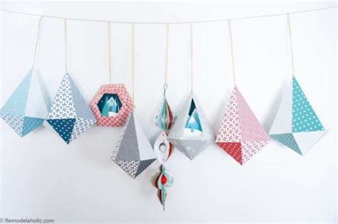 remodelaholic 35 easy paper christmas decorations
