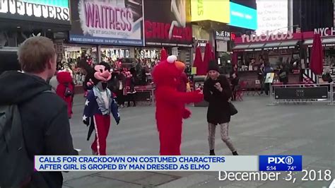Man Dressed As Elmo Accused Of Groping Teen Girl In Times Square