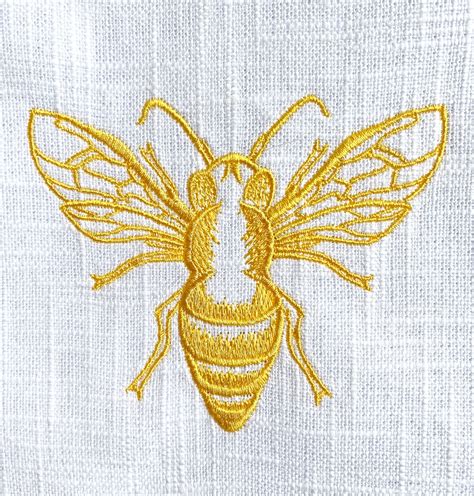 Honey Bee Machine Embroidery Design Digital Download 4x4 Etsy