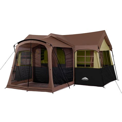 Northwest territory family cabin 8 person tent. Reviews - Family Cabin with Screen Porch Tent, 15ft x 16ft ...