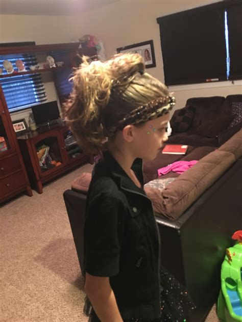 To make your girl's braided style more interesting, try to experiment with volume. Girl mohawk for dress like a rockstar day | Girl mohawk