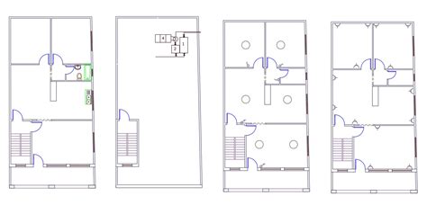 2 Bhk Apartment House Electrical And Sanitary Plan Drawing Cadbull