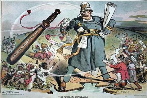 Connors Imperialism Political Cartoons The Roosevelt Corollary