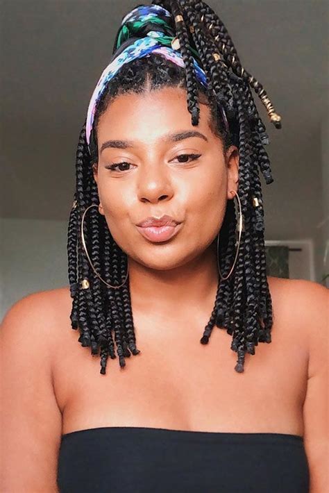 Stunning Different Styles Of Short Box Braids Trend This Years The