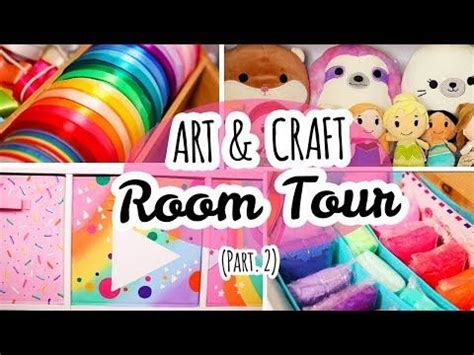 I had a lot of space to work with, food, an air mattress.it was a pretty. Art Room Tour | Art. Crafts. Squishies. (Pt. 2) - YouTube | Art room, Craft room, Crafts