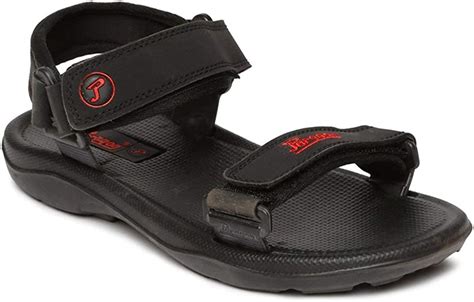 Paragon Men Black Sports Sandals Mx Ropa Zapatos Y