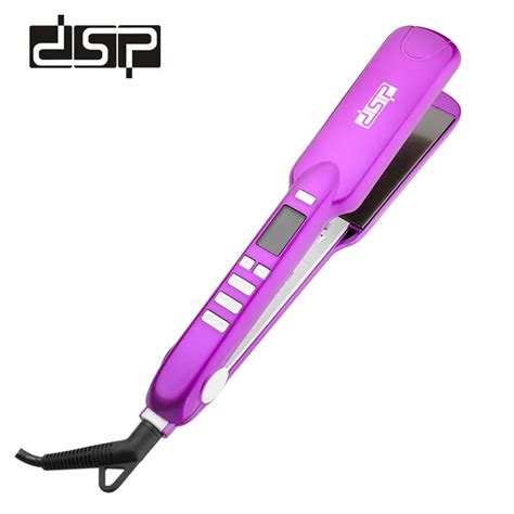 Dsp Professional Lcd Display Hair Straightener Wide Plate Flat Iron