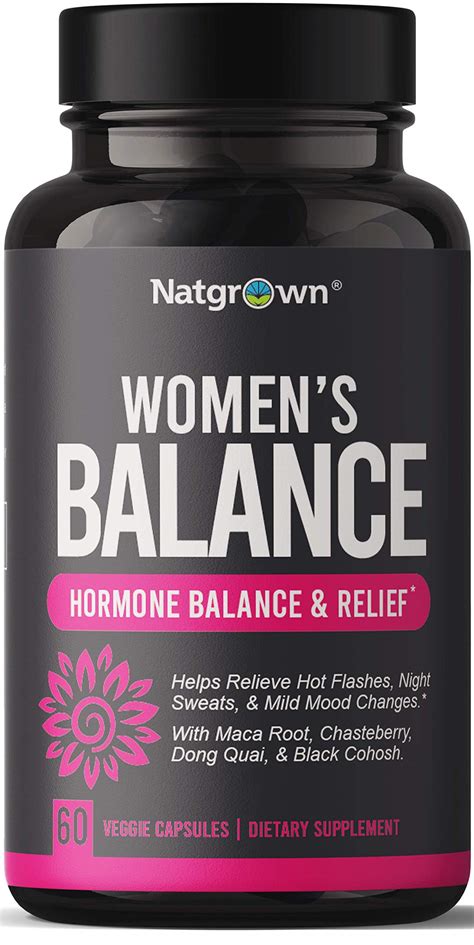 Buy Women’s Balance Hormone Balance For Women Menopause Supplement With Maca Root Vitex