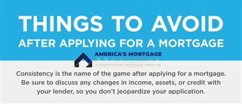 Things To Avoid After Applying For A Mortgage
