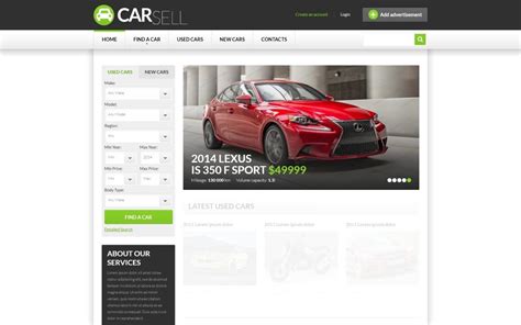 23 car dealer website templates and wordpress themes for car dealers, automobile repair, service centers & more. Car Dealer Responsive Website Template - TemplateMonster