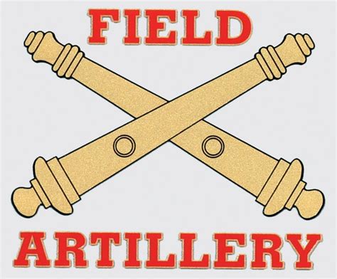 Field Artillery Crossed Cannons Decal North Bay Listings