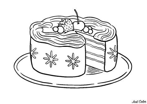 Cupcake coloring pages, 12pages to color, instant download pdf, coloring pages for kids, coloring page for toddlers, coloring pages. Cupcakes and cakes free to color for kids - Cupcakes And ...