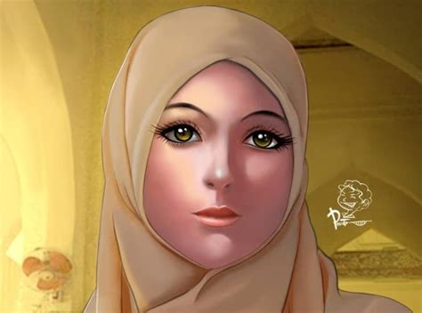 Berhijab Gambar Kartun Muslimah Cantik Dan Imut Gambar Viral Hd
