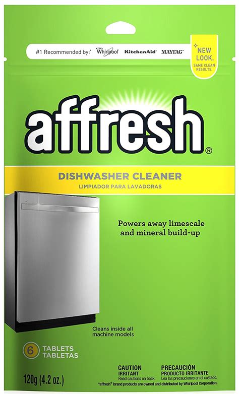 Make sure your dishwasher is empty. Affresh Dishwasher Cleaner, 6 Tablets as low as $5.09 ...