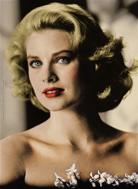 Grace Kelly Colorized Photo Old Hollywood Stars Hollywood Icons