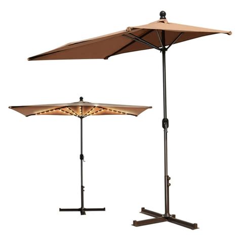 Rectangular Patio Umbrella With Lights Patio Ideas