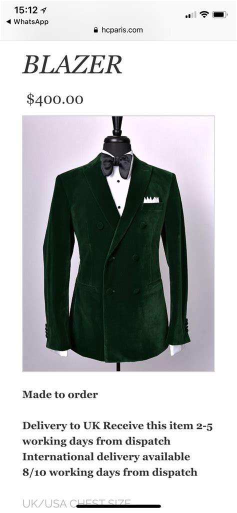 Instead of trying ebay, i thought i'd see if it could find a good home here with my friends at the fedora lounge. Dark green velvet tuxedo | Double breasted suit, Blazer ...