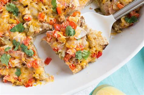 These casseroles are great because they combine a moderate amount of calories with loads be sure you balance the calorie content of these casseroles with what you eat for the rest of the day, and be sure to stick with a moderate portion size. Southwest Overnight Breakfast Casserole | Recipes, Yummy ...