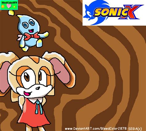 sonic x cream the rabbit and cheese the chao by tay sea on deviantart