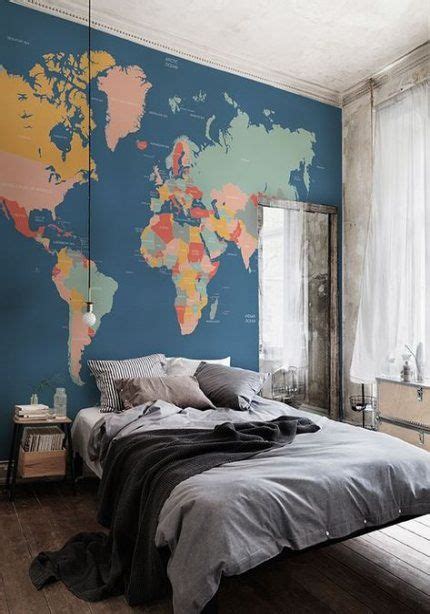 World Map Wallpaper Bedroom Murals 62 Ideas For 2019 Wallpaper