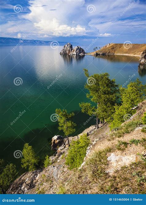 Lake Baikal Summer Day Stock Photo Image Of Clear 151465004