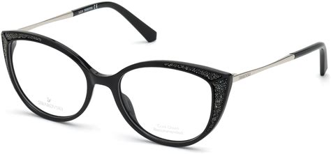Women S Swarovski Sk5362 001 53mm Eyeglasses Ebay