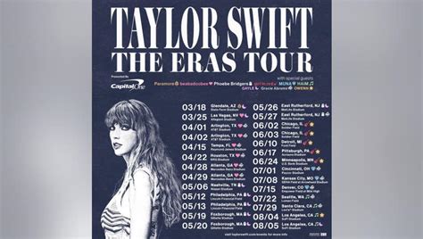 Taylor Swift 2023 Tour Dates