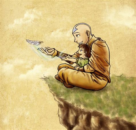Aang With His Son Tenzin Aang Avatar The Last Airbender Avatar