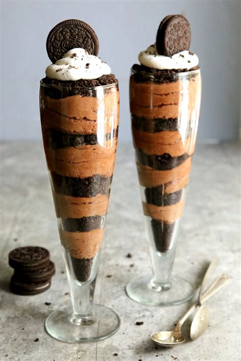 These monster cookies begin with a standard cookie dough before the real fun begins. Chocolate Oreo Parfaits - Completely Delicious
