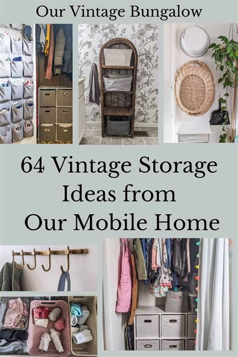 64 Vintage Storage Ideas From Our Mobile Home Vintage Storage Mobile