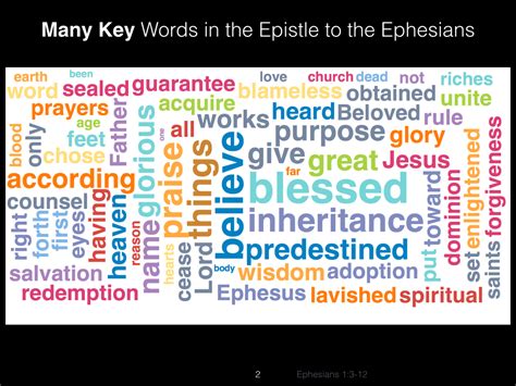 Ephesians Chapter 1 Making Scriptural Connections