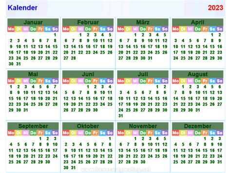 Kalender2023 Horizontal Und Vertikal