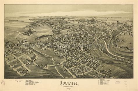 1897 Map Irwin Pennsylvania 1897 Map Subjects Irwin Irwin Pa
