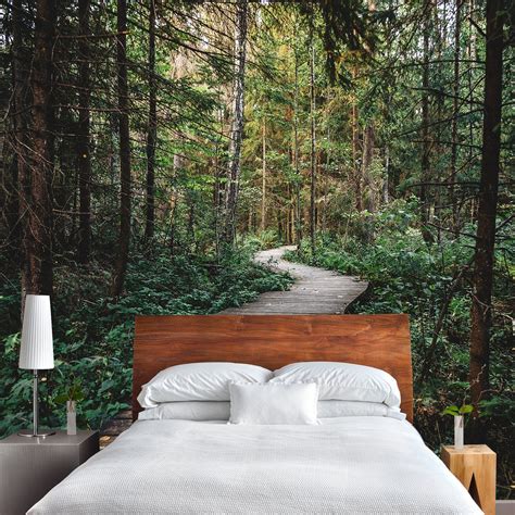 Into The Woods Mural Wall Heroes Wall Decor Bedroom Forest