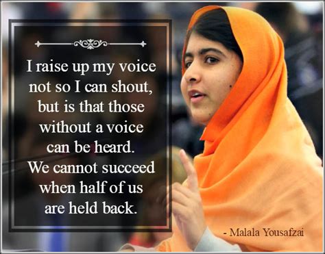 Malala yousafzai, often referred to mononymously as malala, is a pakistani activist for female education and the youngest nobel prize laurea. Powerful Malala Yousafzai Quotes That Will Truly Empower ...