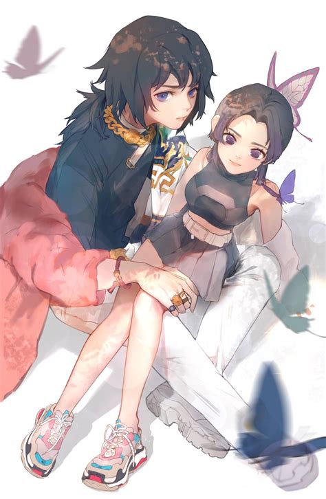 Giyu x Shinobu | Đang yêu, Anime, Minh họa manga