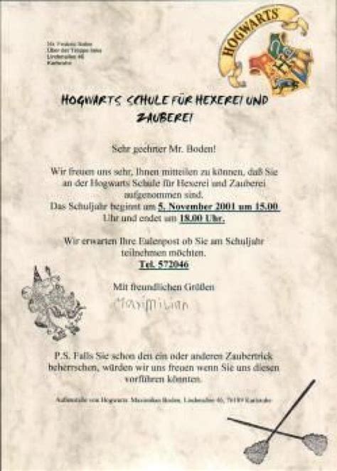 Die teilnehmerinnen und teilnehmer stellen sich vor. harry potter einladung nach hogwarts textharry potter einladung hogwarts | Harry potter ...