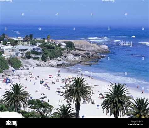 South Africa Capetown Clifton Beach Bathers Africa Western Cape