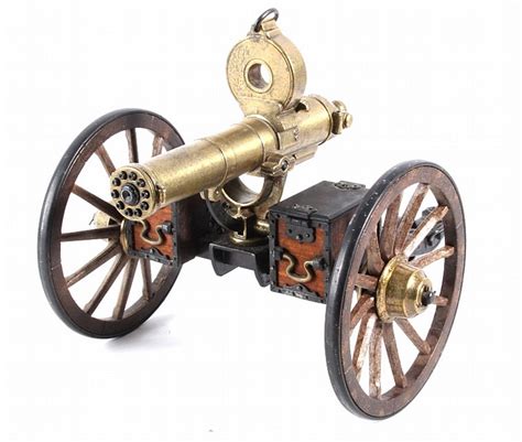 Gatling Gun 1885 Brass Functioning Model