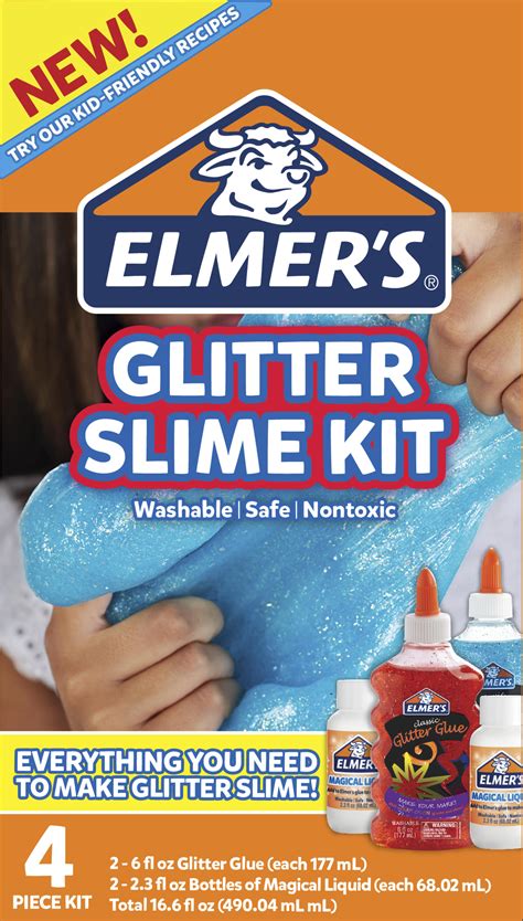 Elmers Glitter Slime Kit T For Kids Includes Magical Liquid
