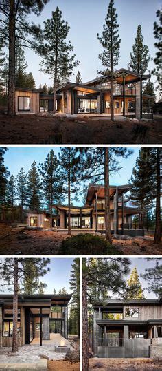 90 Modern Rustic Elevations Ideas House Styles Modern Rustic House