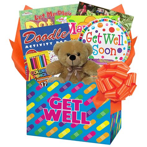 If you were lucky, you could get what's the best thing you can have at a party? Kids Get Well Gift Box of Things to Do will keep kids ...